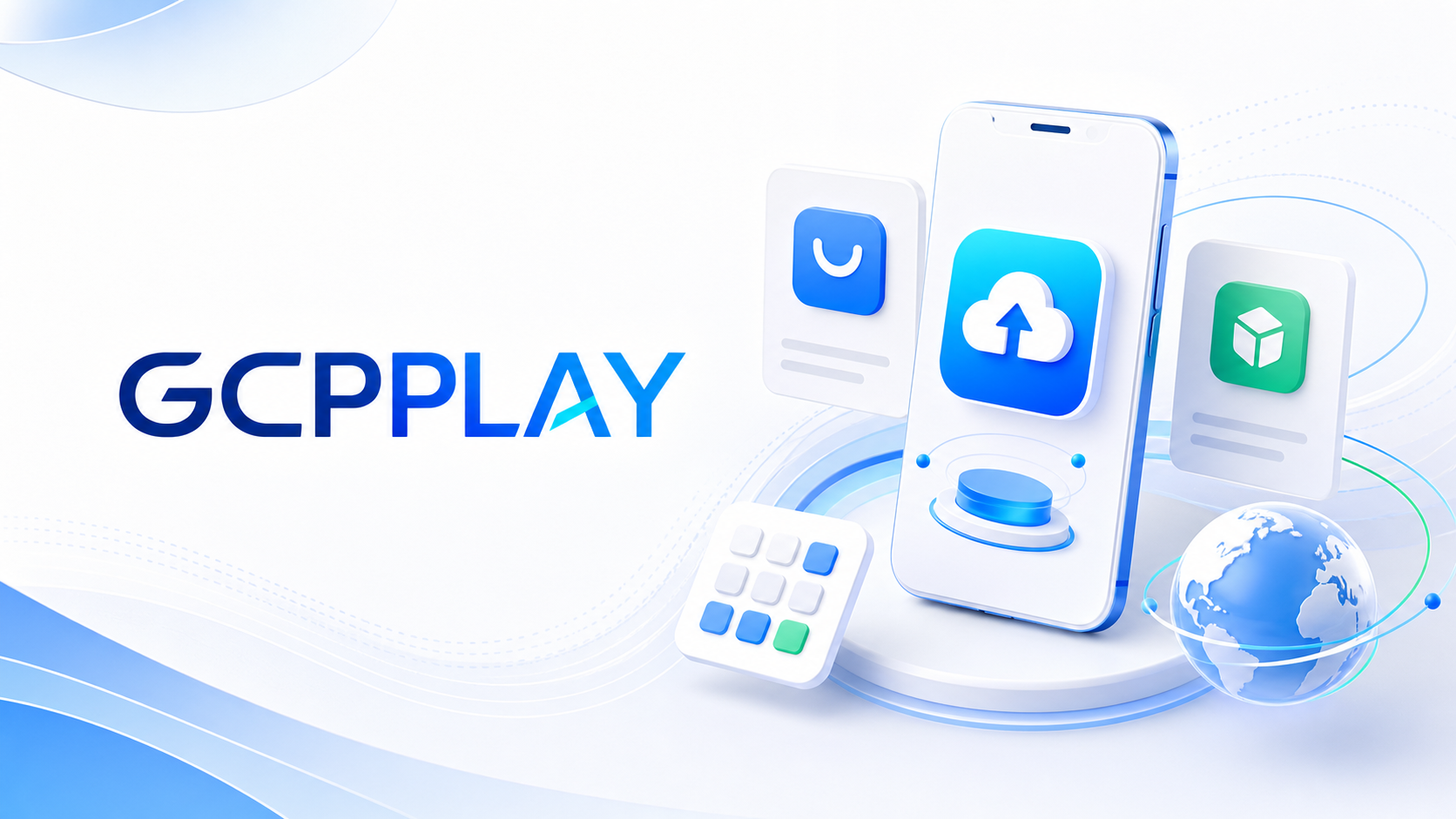 GCPPLAY one stop developer account resources white blue cover