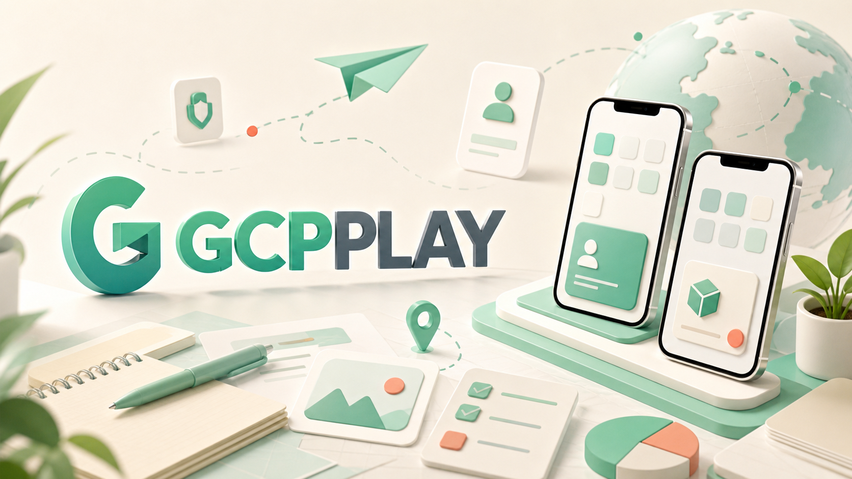 GCPPLAY overseas app account planning mint cream cover